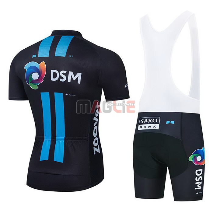 Maglia DSM Manica Corta 2021 Blu Nero